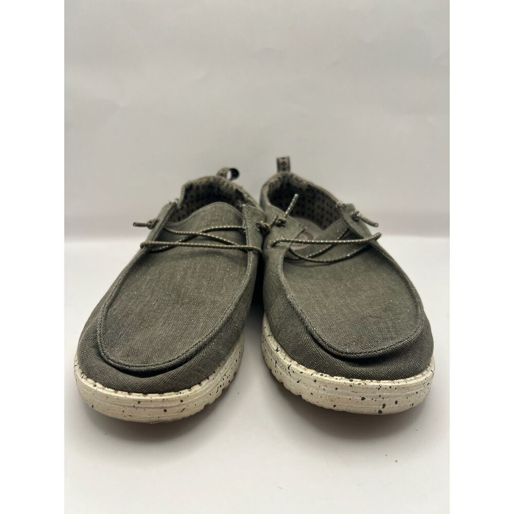 Hey Dude Wendy Sparkle Green Slip On Shoes Women Size 9 - Picture 5 of 9